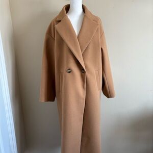 Stylish Tan Overcoat